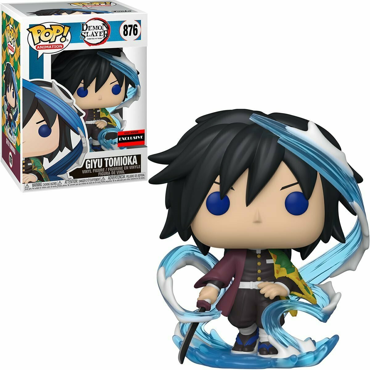 Funko POP! Giyu Tomioka (Demon Slayer) #876 - AAA Exclusive