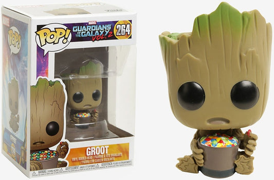 Funko Pop! Vinyl: Marvel - Groot (w/ Candy Bowl) - Hot Topic (Exclusive) #264
