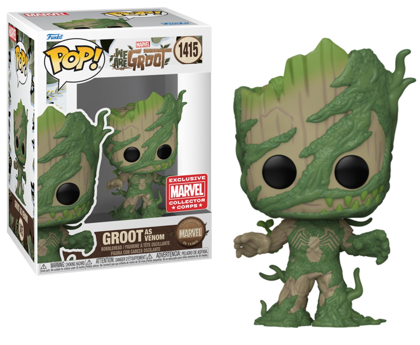Funko Marvel: 85th Anniversary - We are Groot as VENOM 1415 - Collector’s Corps
