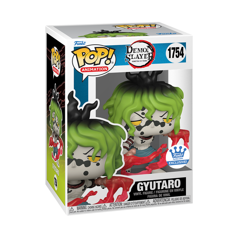 Funko POP! Animation Demon Slayer Gyutaro #1754 Funko Shop Exclusive!