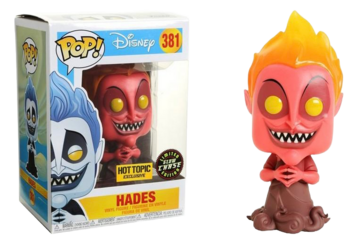 Funko Pop! Vinyl: Disney - Hades (Red , Glow) (Chase) - Hot Topic (Exclusive) #381