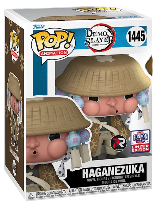 Demon Slayer Haganezuka #1445 Funkon London 2024 Pre-Release CCE LE Funko Pop