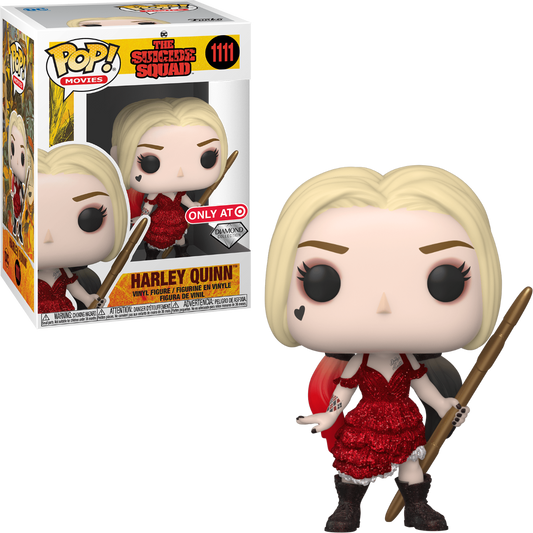 Funko POP! Movies Suicide Squad Harley Quinn #1111 [Diamond Collection]
