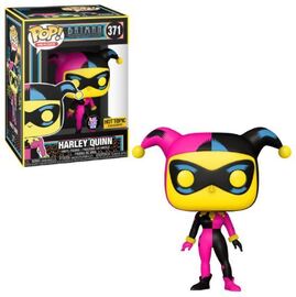 Funko Pop! Harley Quinn # 371 Black Light Hot Topic Exclusive