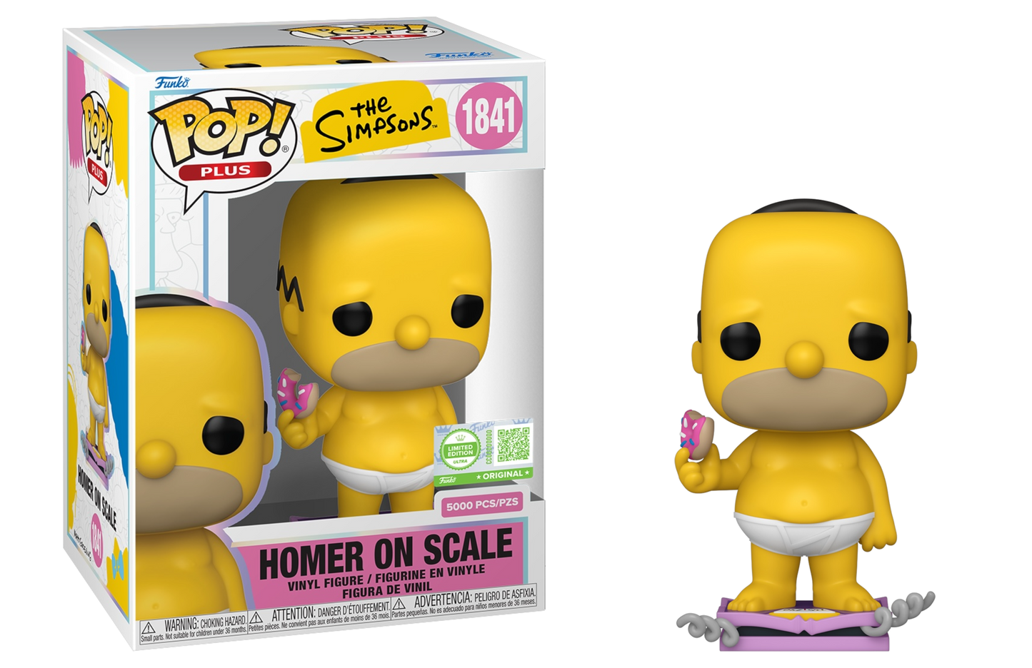 Funko Pop! Plus The Simpsons Homer on Scale #1841 LE Ultra 5000 Pcs