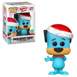 Funko Pop! Huckleberry Hound with Santa Hat #677 Funko Exclusive
