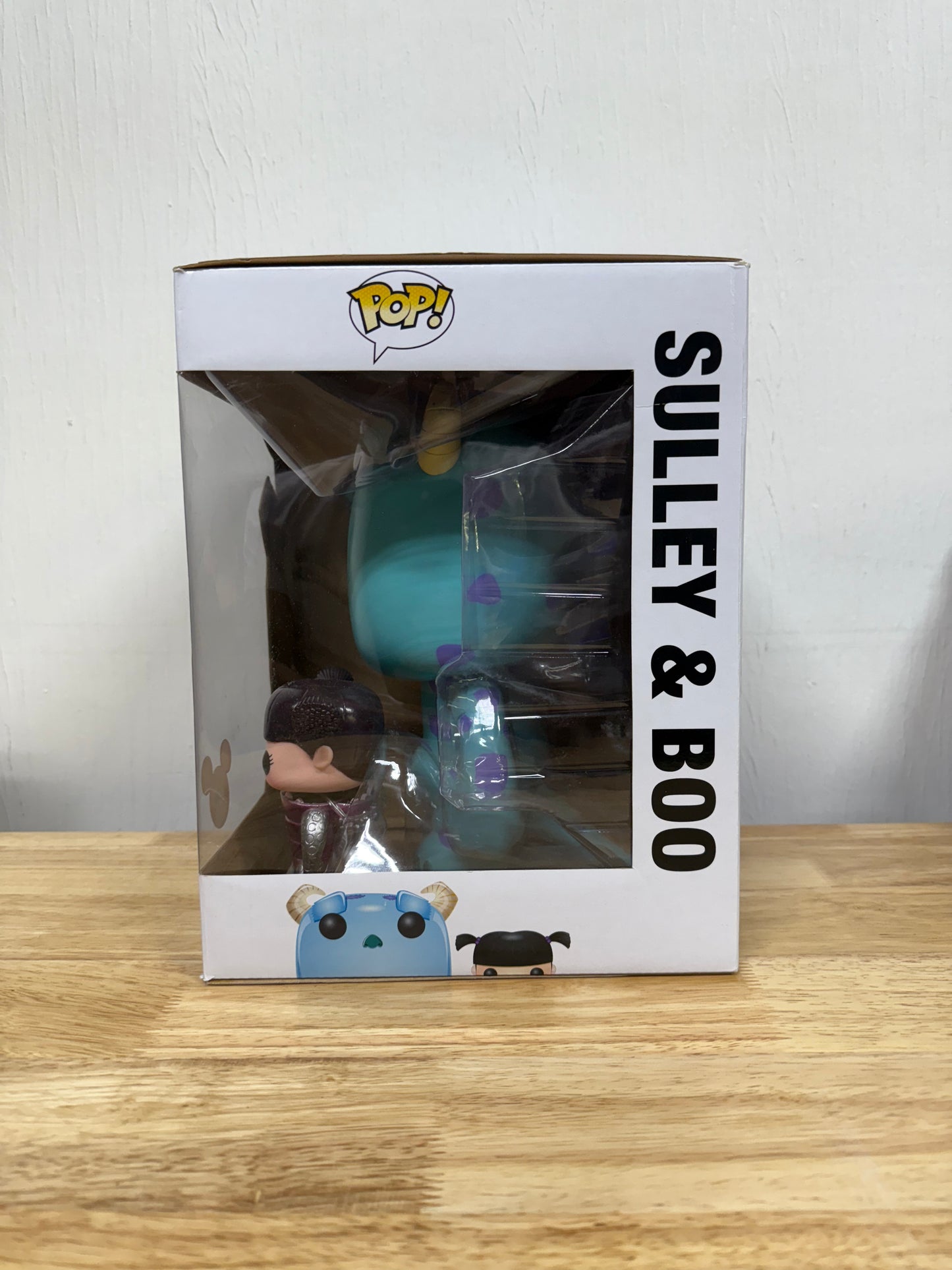 Funko Pop! Disney Store Monsters Inc Sulley & Metallic Boo 2012 SDCC LE 480 Piece Funko Pop
