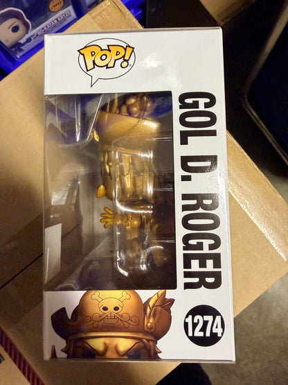 SDCC 2024 Funko Fundays Exclusive One Piece #1274 Gold Gol D. Roger Pop LE 3400