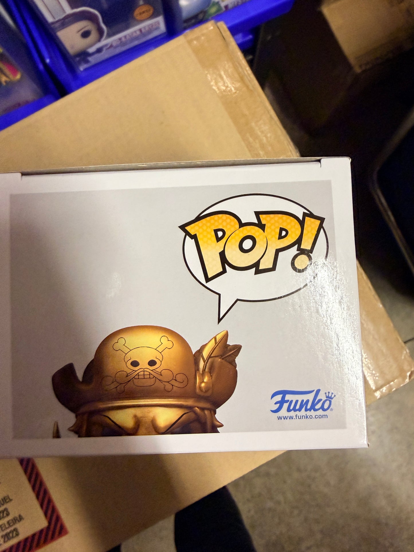 SDCC 2024 Funko Fundays Exclusive One Piece #1274 Gold Gol D. Roger Pop LE 3400