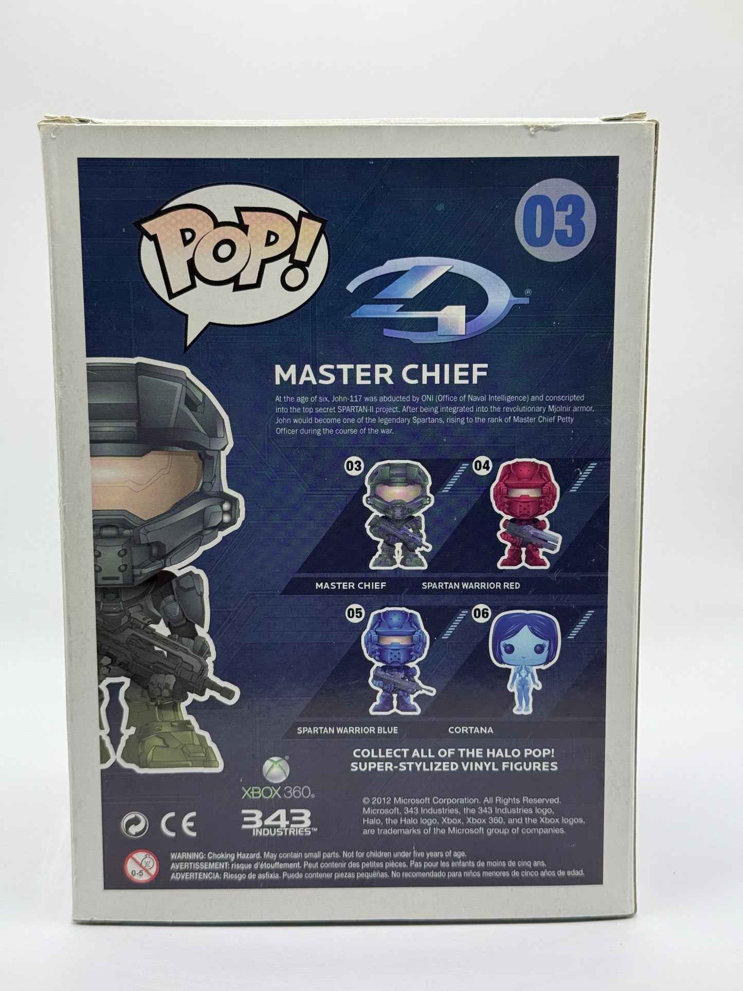 Funko! Halo 4 Master Chief Funko Pop #03 DAMAGED