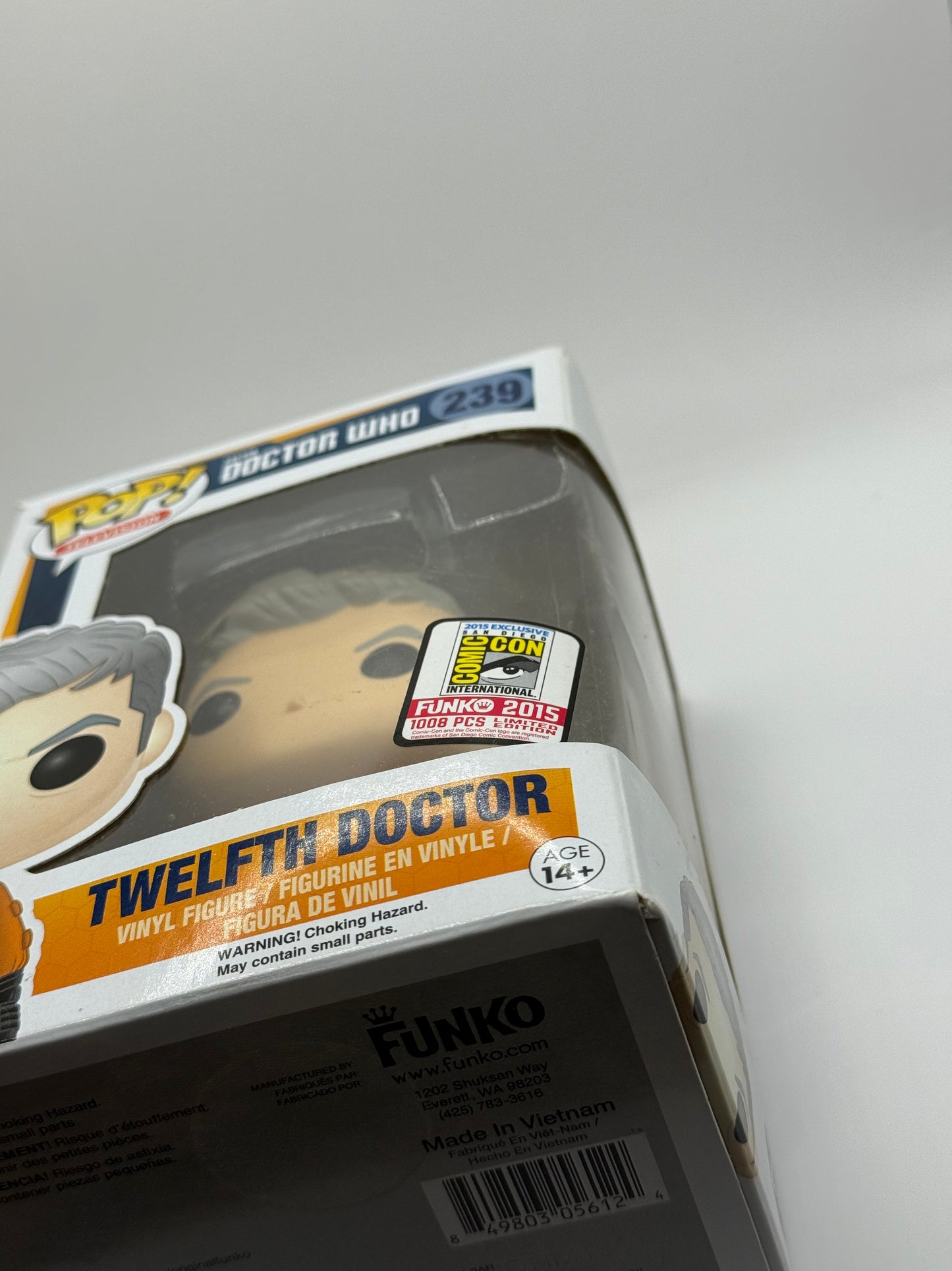 Funko Pop! Doctor Who #239 Twelfth Doctor 2015 SDCC 1008 pcs
