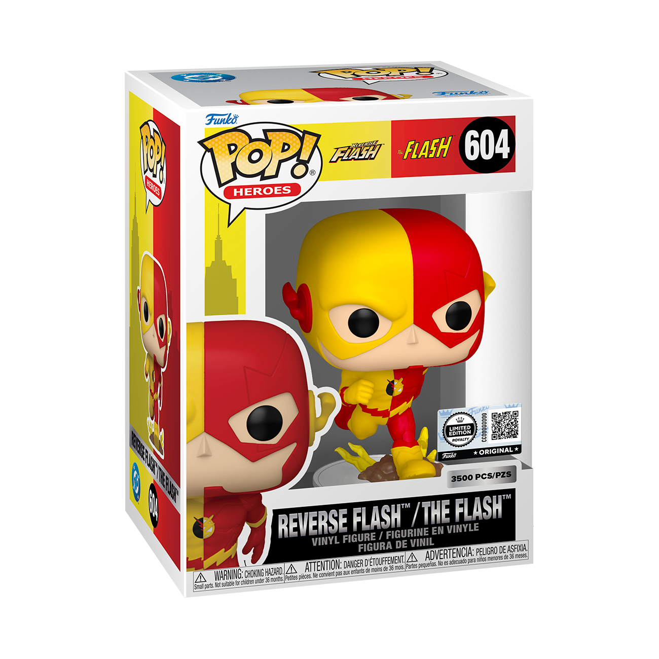 Funko POP! Vinyl: DC Heroes - Reverse Flash / The Flash Split #604