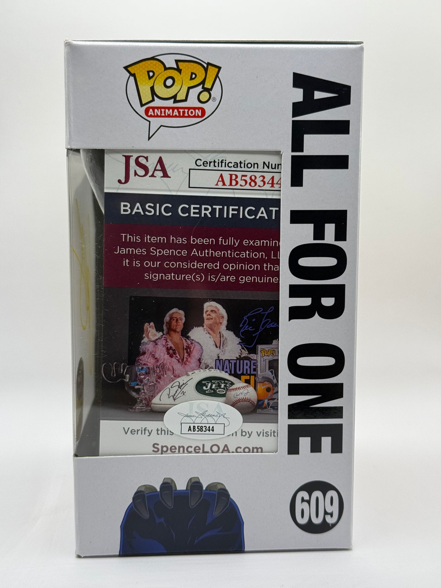 7BAP Signature Series John Swasey Signed Funko Pop - All For One #609 (My Hero Academia)