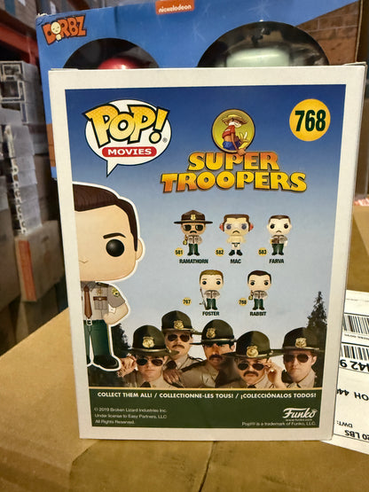 Funko Pop! Movies Super Troopers Rabbit #768 Vinyl Figure