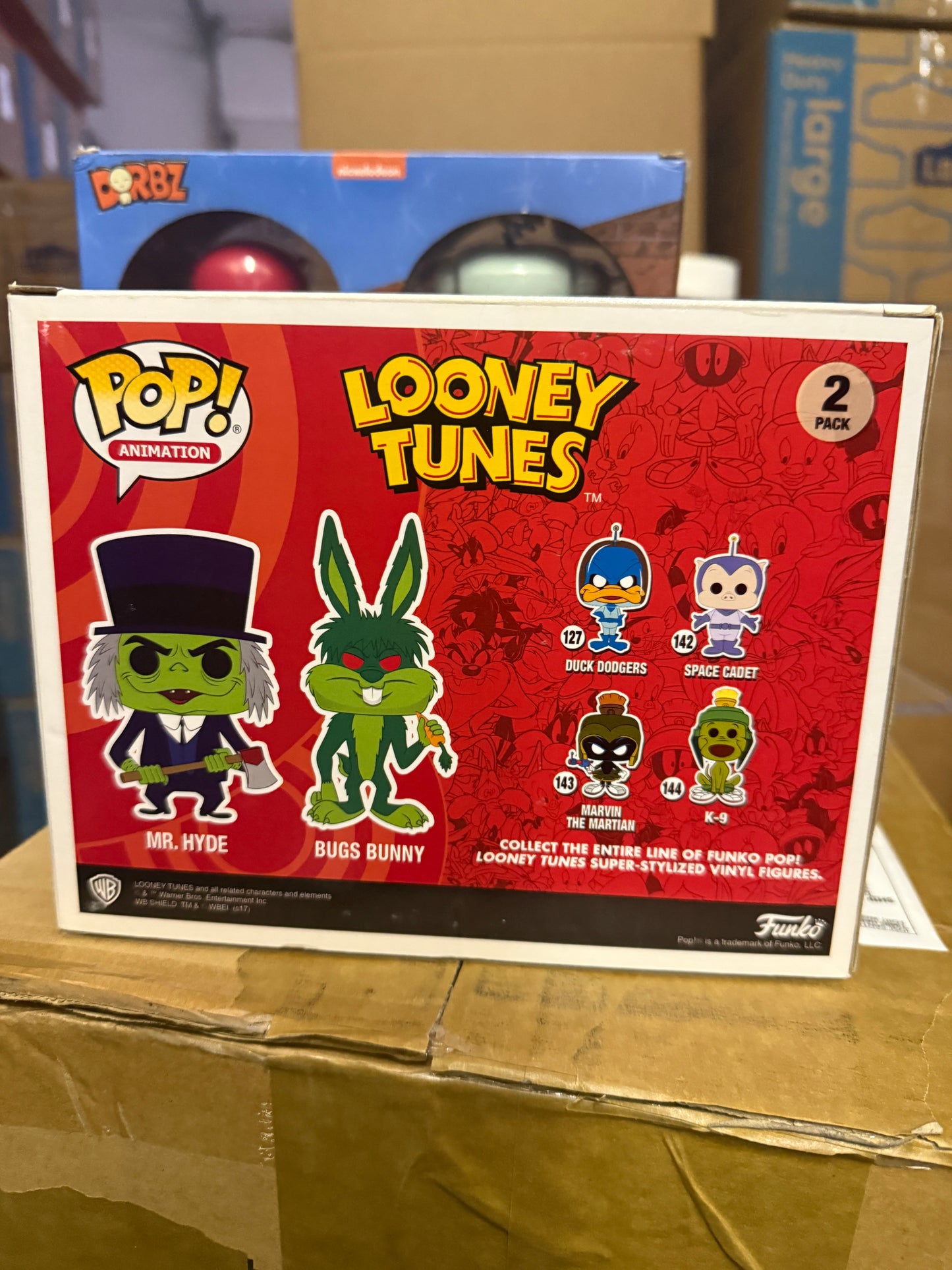 Funko Pop! Looney Tunes Mr. Hyde and Bugs Bunny 2-Pack SDCC Toy Tokyo 2017 LE850