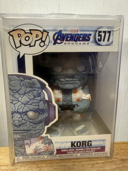 Funko Pop! Marvel Avengers Endgame Korg #577 Vinyl Figure (DAMAGED)