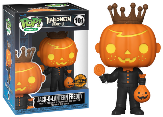 JACK-O-LANTERN FREDDY FUNKO FIGURE HALLOWEEN SERIES 2 DIGITAL #101