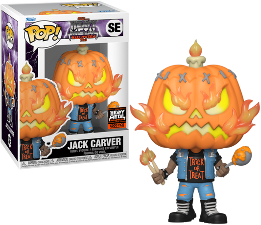 Funko Pop! Heavy Metal Halloween 2023 Jack Carver SE 6000 PCS Limited Edition