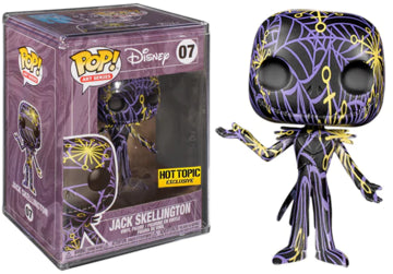 Funko Pop Art Series Disney NBX Jack Skellington #07 - Hot Topic Exclusive