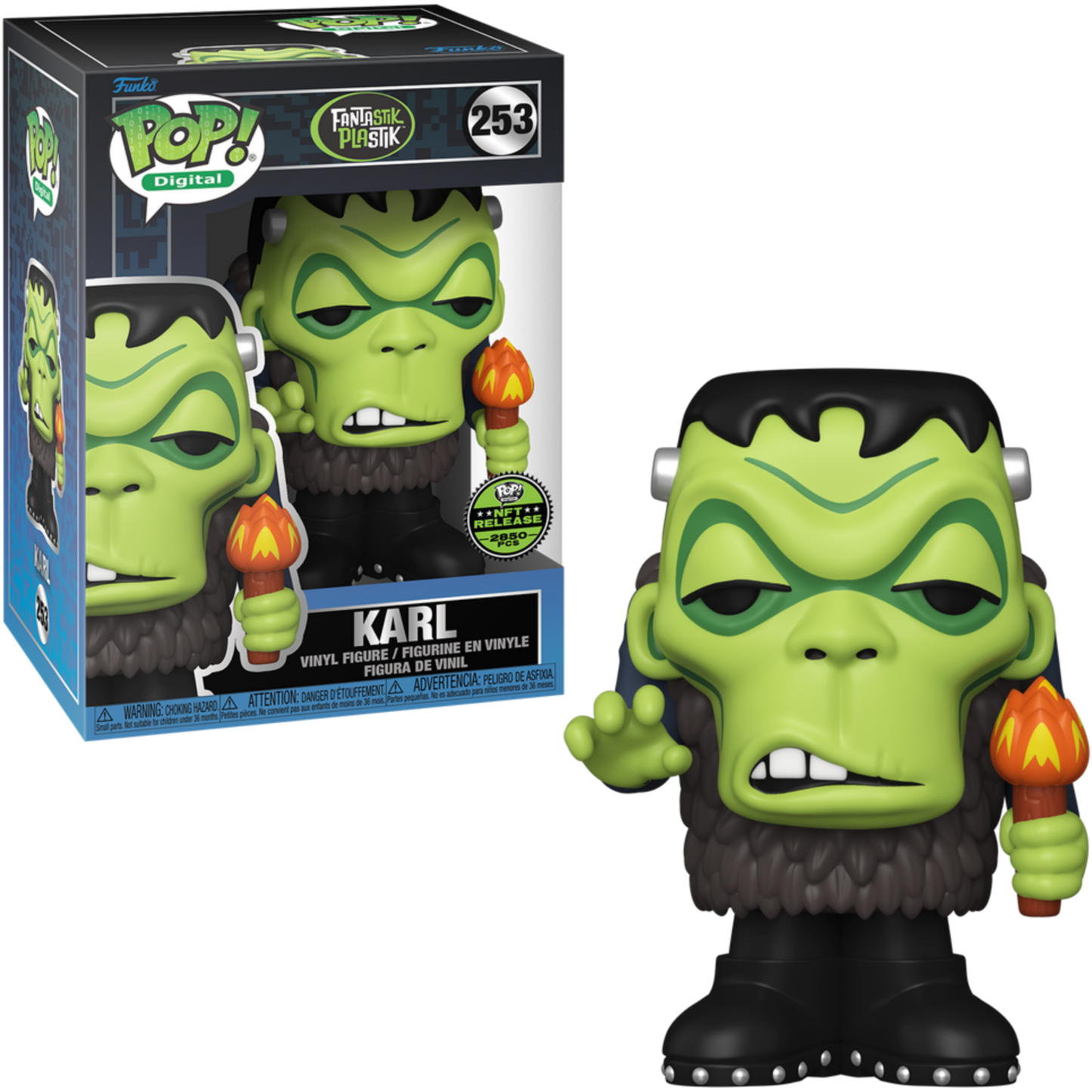 Funko Pop! Fantastik Plastik: Karl #253 (Digital Pop)