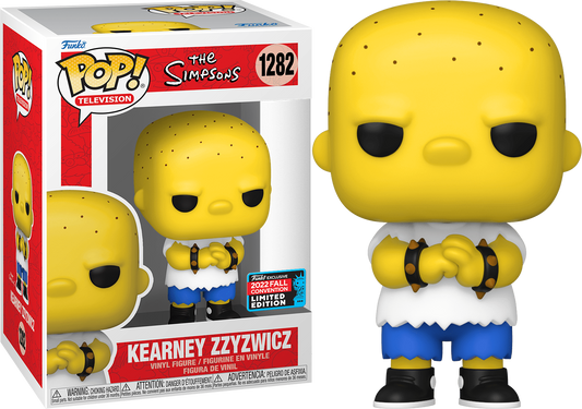 Funko Pop! The Simpsons Kearney Zzyzwicz NYCC 2022 Exclusive Pop #1282