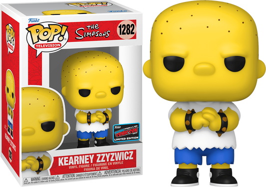 Funko Pop! Vinyl: The Simpsons - Kearney Zzyzwicz #1282 NYCC Exclusive Con Sticker