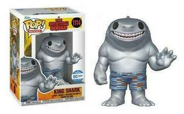 Funko Pop! KING SHARK Metallic DC Fandome DC SHOP Limited Exclusive