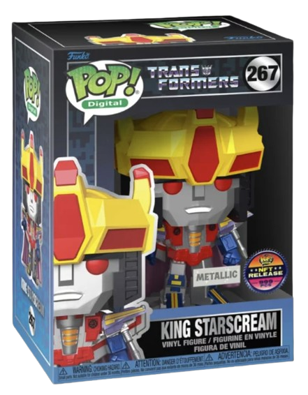 Funko POP! King Starscream Metallic Transformers Digital Grail LE 999pcs