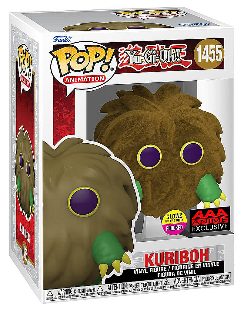 Funko Pop! Animation #1455 Kuriboh AAA Anime Exclusive Glow in the Dark Flocked
