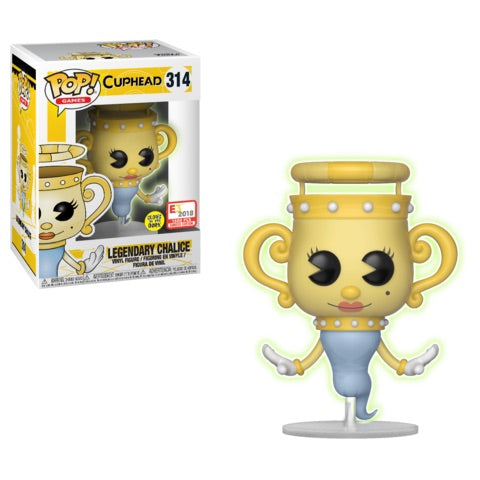 Funko POP! Cuphead - Legendary Chalice #314 [Glows in the Dark] E3 2018 1500pcs