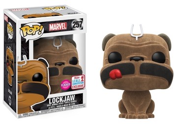 Funko Pop! Flocked Marvel Lockjaw #257 New York Comic Con 2017 (Exclusive)