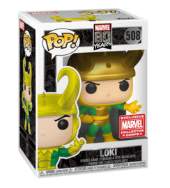 Funko Pop! Loki #508 Marvel Collector Corps Exclusive 80 Years NEW