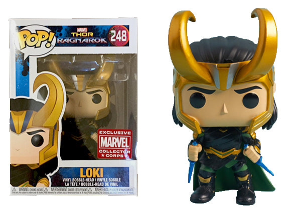 Funko Pop! Marvel Thor Ragnarok #248 Loki (Marvel Collector Corps Exclusive)