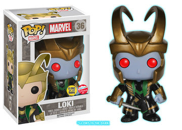 Funko Pop! Marvel Loki (Frost Giant) #36 GITD Fugitive Toys Exclusive Glow
