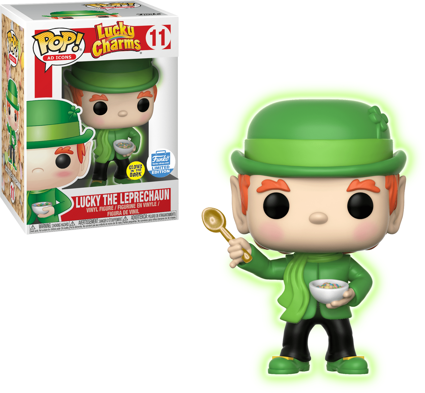 Funko Pop! Ad Icons Lucky Charms Lucky the Leprechaun Glows #11
