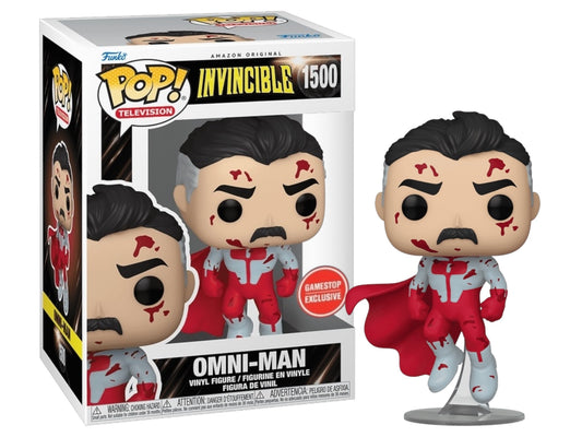 Funko POP! Television - Invincible Omni-Man # 1500 Bloody GameStop Exclusive