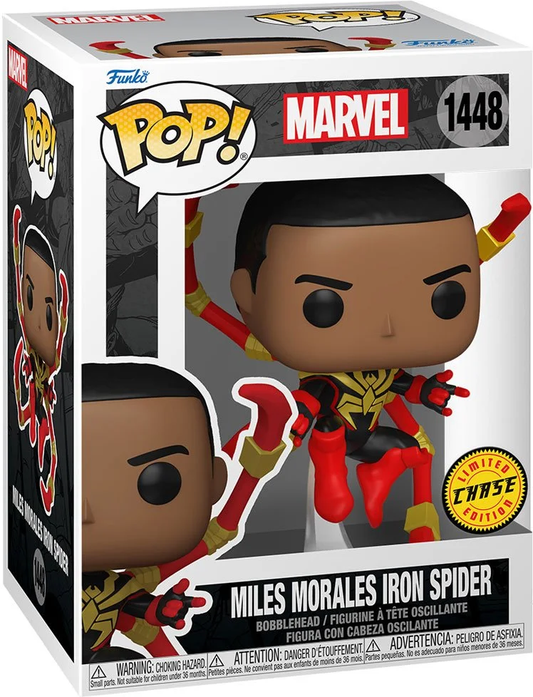 Funko POP! Miles Morales Iron Spider CHASE #1448