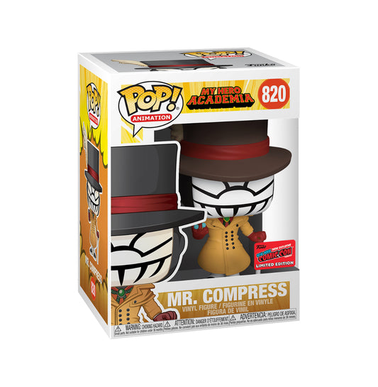 Funko Pop! My Hero Academia #820 Mr. Compress 2020 NYCC