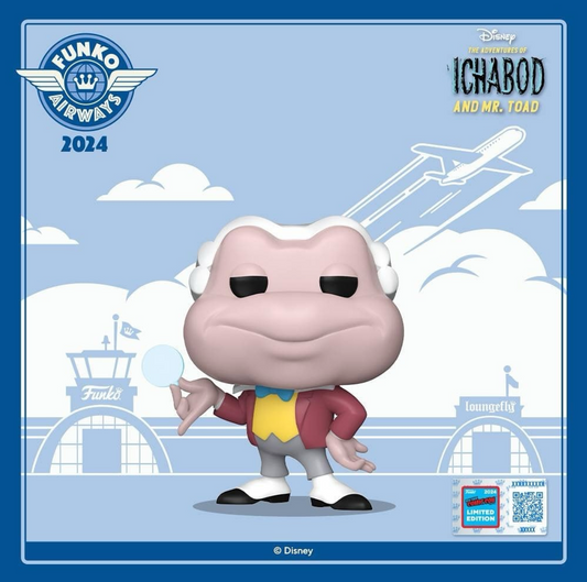 Mr. Toad Funko Pop Disney NYCC 2024 Official Con Sticker Exclusive 1496