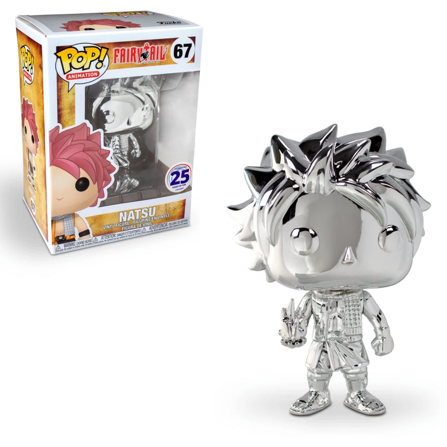 Funko Pop! Vinyl: Fairy Tail - Natsu (Chrome) #67 Funimation Exclusive