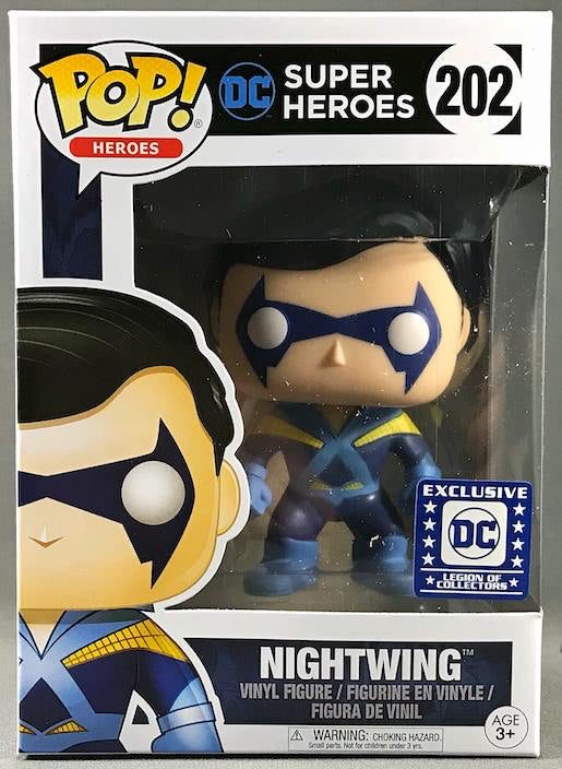 Funko Pop! DC Super Heroes Nightwing #202 Legion of Collectors DC Exclusive