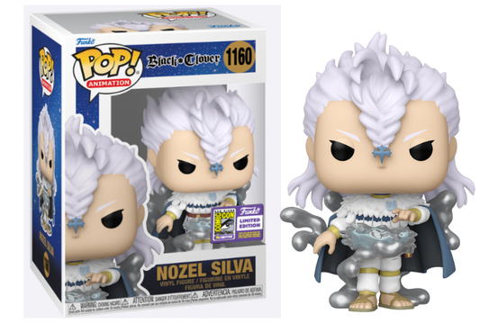 SDCC 2023 Funko POP! Black Clover Nozel Silva #1160 Exclusive Official Con Sticker
