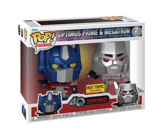 Funko Pop! Vinyl: Transformers - Optimus Prime & Megatron 2-Pack - Hot Topic