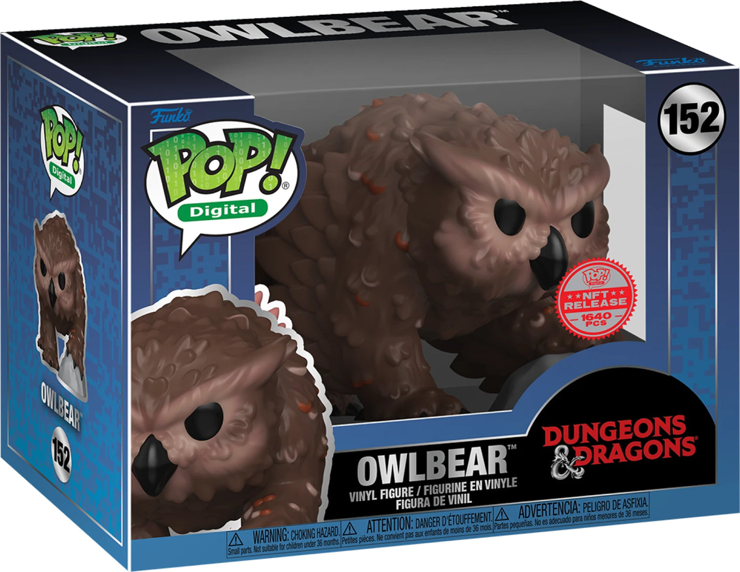 Funko Pop! Dungeons & Dragons - Owlbear 1640 Pcs (Digital Pop!)
