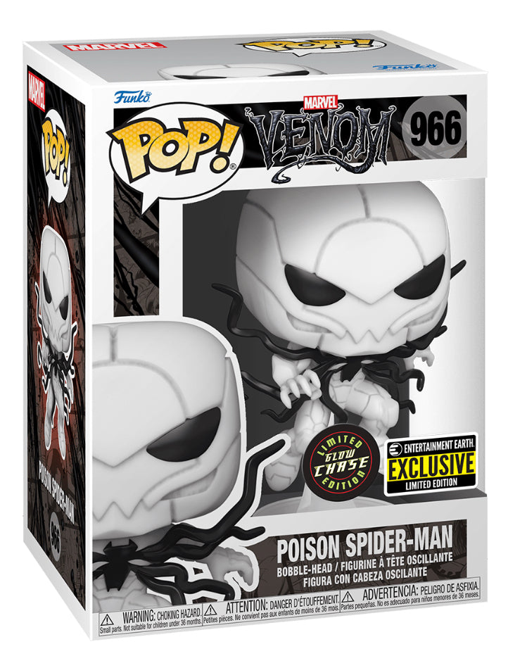 Funko Pop! Venom Poison Spider-Man #966 Entertainment Earth Exclusive Glow Chase