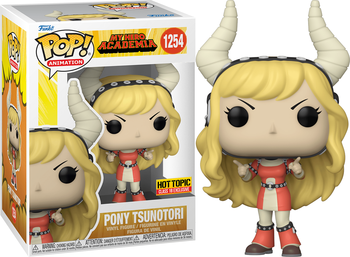 Funko Pop! Animation My Hero Academia: Pony Tsunotori #1254 Hot Topic Exclusive