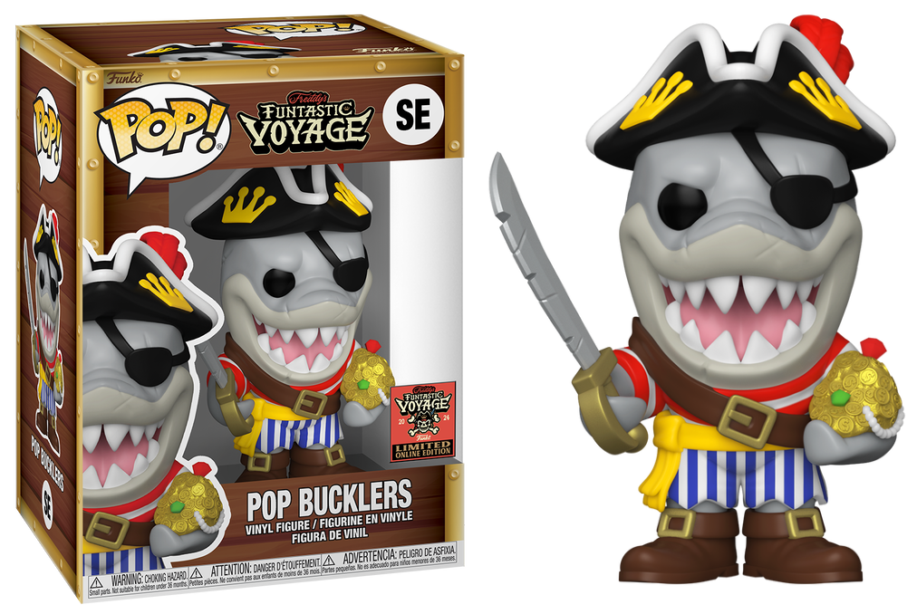 Funko Pop! Vinyl Figure Pop Bucklers 2024 Fundays Exclusive Funtastic Voyage