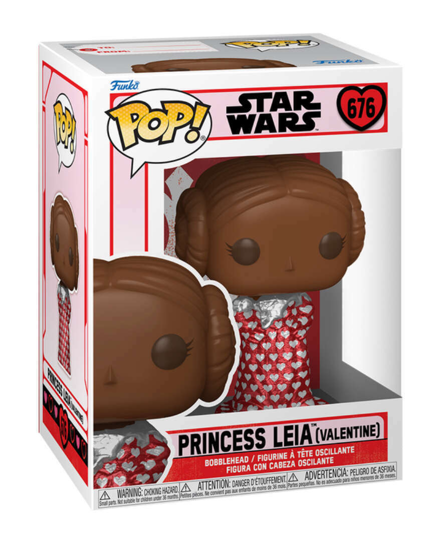 Funko Pop! Vinyl: Star Wars - Princess Leia (Valentine) #676