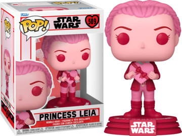 Funko Pop! Star Wars: Princess Leia Valentines Day (Pink) #589