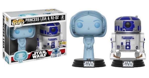 Funko Pop! Star Wars Princess Leia & R2-D2 2 Pack SDCC LE